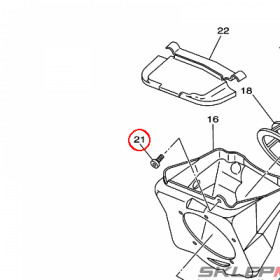 YAMAHA - sruba nr: 90109065F300