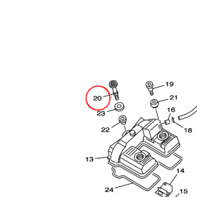 YAMAHA - sruba nr: 901090660500