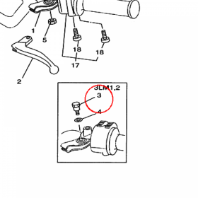 YAMAHA - sruba nr: 901090679900