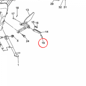 YAMAHA - sruba nr: 901090822500
