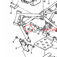 YAMAHA - sruba nr: 901090870500