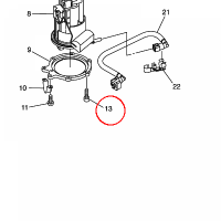 YAMAHA - sruba nr: 901100501400