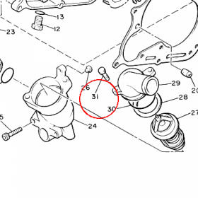 YAMAHA - sruba nr: 901100608400