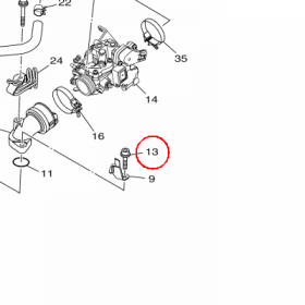 YAMAHA - sruba nr: 901100617200
