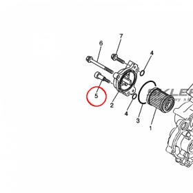 YAMAHA - sruba nr: 901100622800