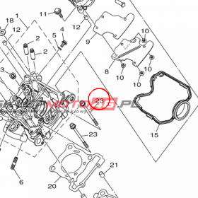 YAMAHA - sruba nr: 901100637800