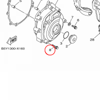 YAMAHA - sruba nr: 901100640300