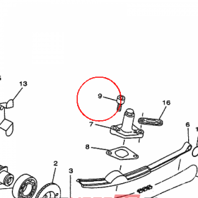 YAMAHA - sruba nr: 9011006X2600