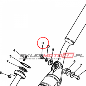 YAMAHA - sruba nr: 901100809600