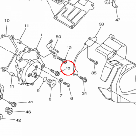 YAMAHA - sruba nr: 901100809900
