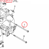YAMAHA - sruba nr: 901101000500