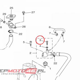 YAMAHA - SRUBA nr: 9011104X0100