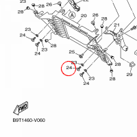 YAMAHA - SRUBA nr: 901110615100