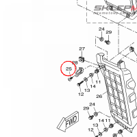 YAMAHA - SRUBA nr: 9011106X1700