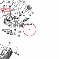 YAMAHA - SRUBA nr: 901160654100