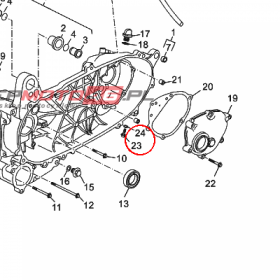 YAMAHA - SRUBA nr: 901160802100