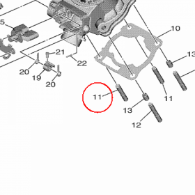 YAMAHA - SRUBA nr: 901160803100