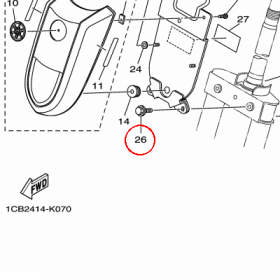 YAMAHA - SRUBA nr: 901190619200