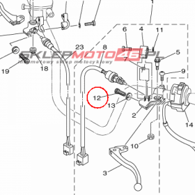 YAMAHA - SRUBA nr: 901230800200