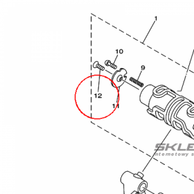 YAMAHA - wkret nr: 901490501100