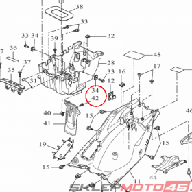 YAMAHA - wkret nr: 901490504500