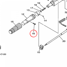 YAMAHA - wkret nr: 9014905M1300