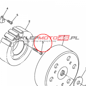 YAMAHA - wkret nr: 901490601300