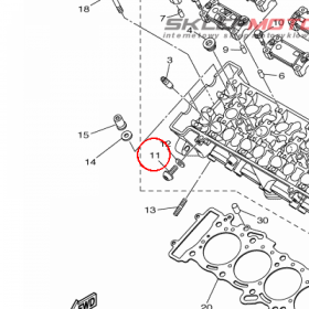 YAMAHA - wkret nr: 901490607000