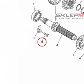 YAMAHA - wkret nr: 901490607400