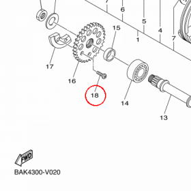 YAMAHA - wkret nr: 901490608300