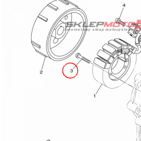 YAMAHA - wkret nr: 901490609300