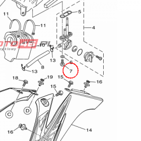 YAMAHA - wkret nr: 901490610800