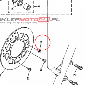 YAMAHA - wkret nr: 901490632700