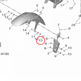 YAMAHA - wkret nr: 901490632800