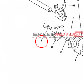 YAMAHA - wkret nr: 9014906W0300