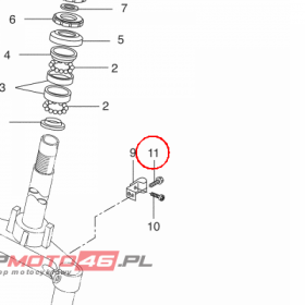 YAMAHA - wkret nr: 9014906X0500