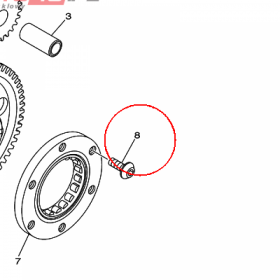 YAMAHA - wkret nr: 901490802300