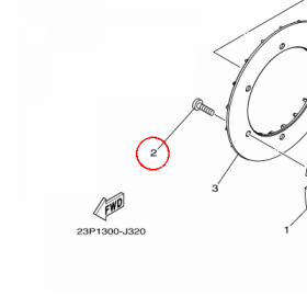 YAMAHA - wkret nr: 901490802900