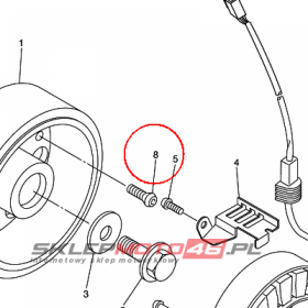 YAMAHA - wkret nr: 901490803000