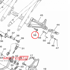 YAMAHA - wkret nr: 901490823000 > 901100809600