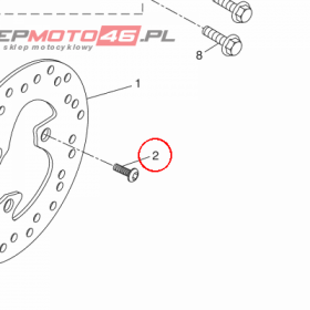 YAMAHA - wkret nr: 901490881400