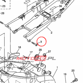YAMAHA - wkret nr: 901491001700 > 901491002000