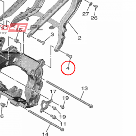YAMAHA - wkret nr: 901491007400