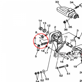 YAMAHA - wkret nr: 9014914M1200