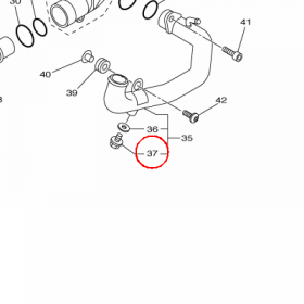 YAMAHA - SCREW, HEXAGON nr: 901530600200