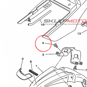 YAMAHA - wkret nr: 901540500400