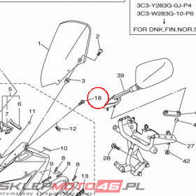 YAMAHA - wkret nr: 901540500700