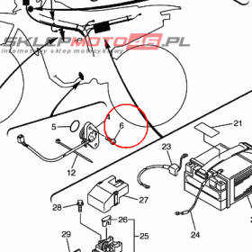 YAMAHA - wkret nr: 901540502600