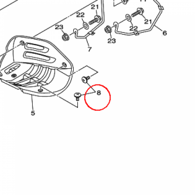 YAMAHA - wkret nr: 901540504300