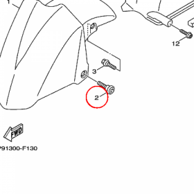 YAMAHA - wkret nr: 901540680700